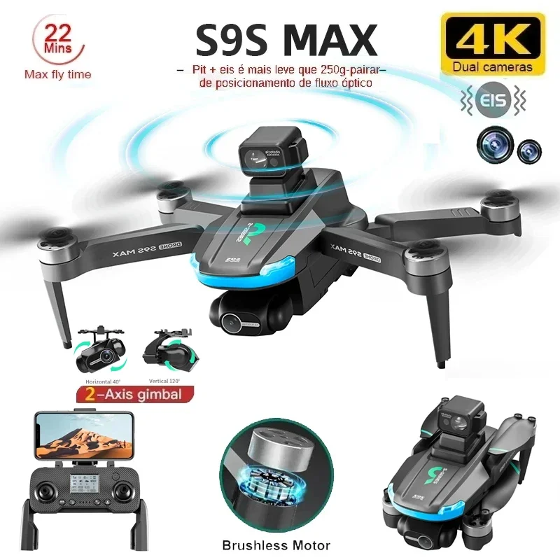 Drone Rc Gps - NOWOŚĆ S9S MAX MINI Drone 4K
