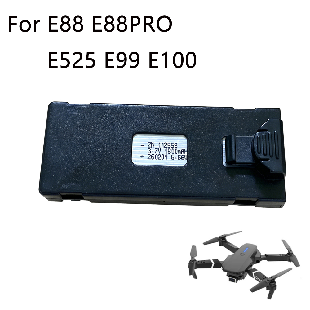 Drone Rc E99 K3 - E88 bateria do drona 3.7V 1800mAh