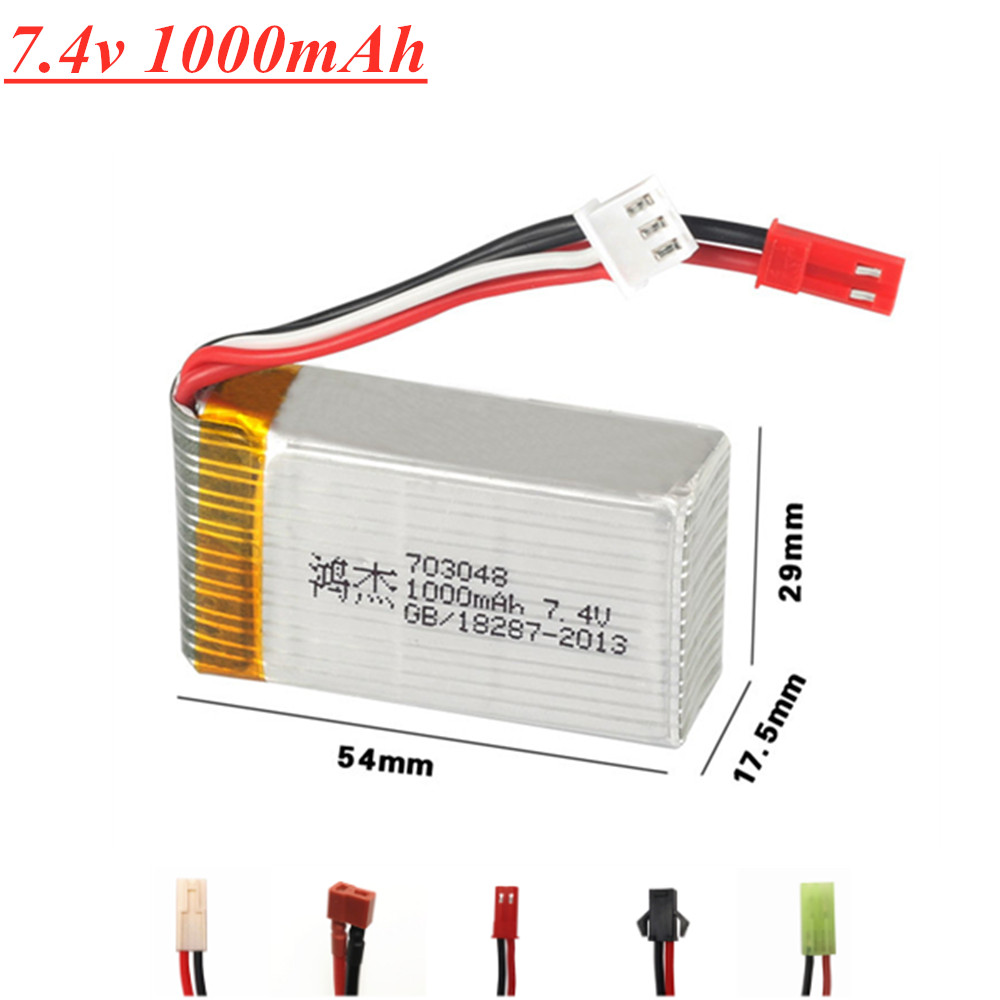 Drone Mjx Rc - 7,4 V 1000 mAh 25c 703048