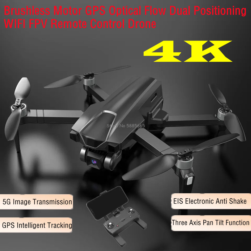 Drone Smart Rc Foldable - Profesjonalny zdalnie sterowany dron 4K GPS