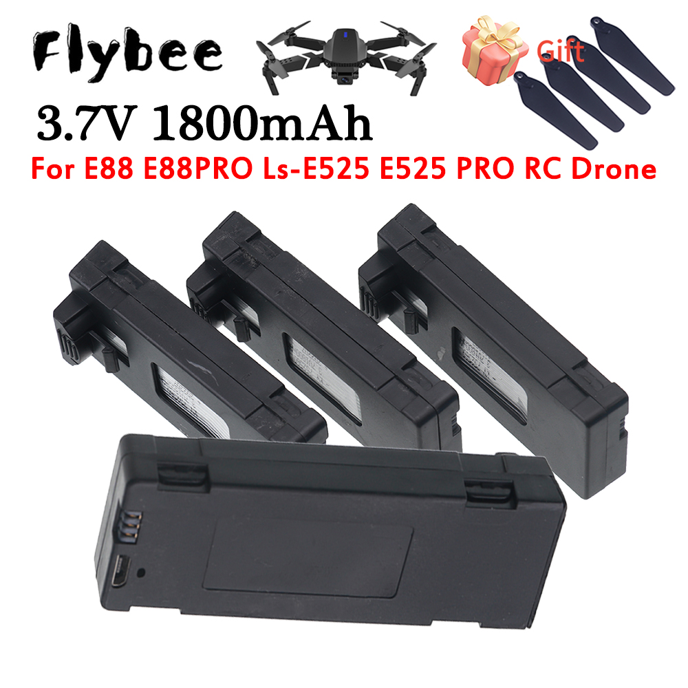 Drone Rc E99 - Akumulator E88, bateria 3.7V 1800mAh do