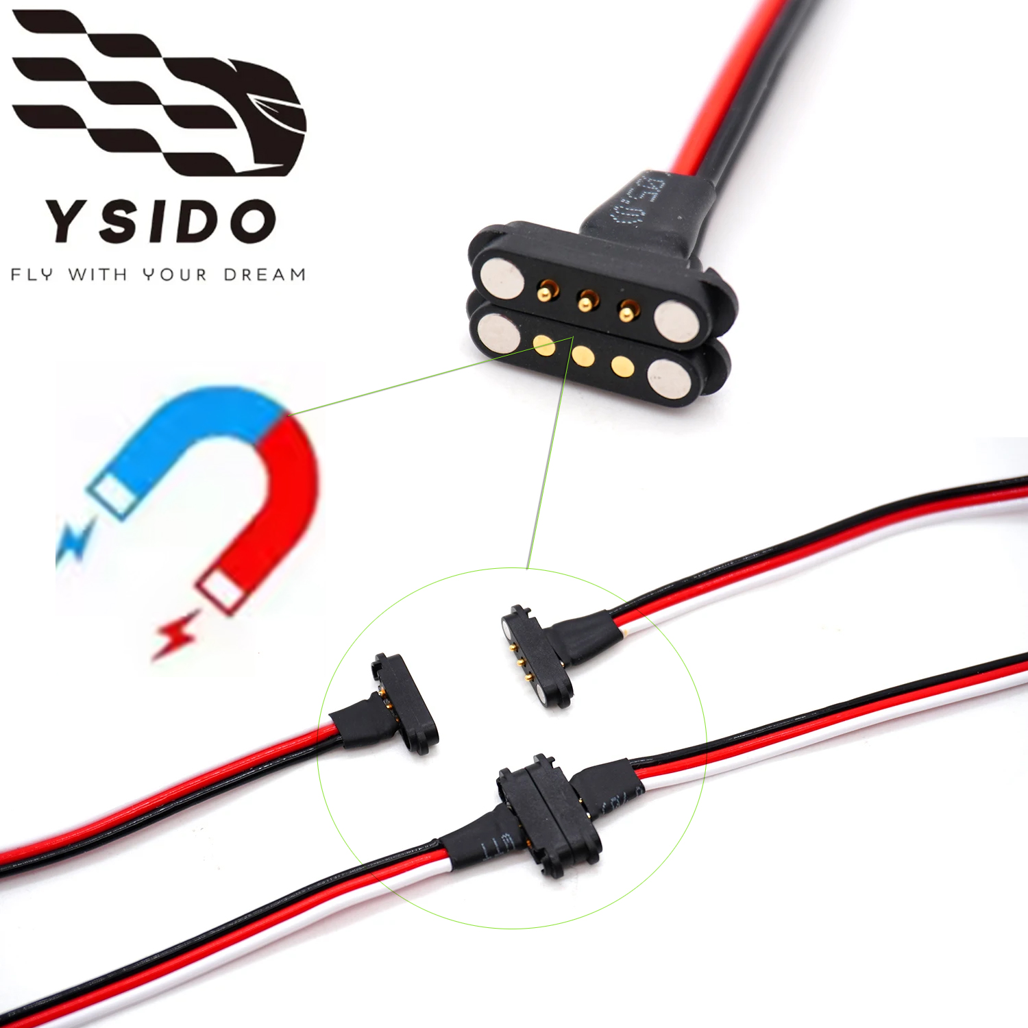 Drone Rc Simulator - Kabel magnetyczny YSIDO 36CM 20CM, przewód