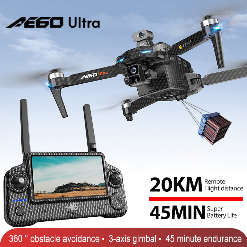 Drone Rc Gps - Profesjonalny dron AE60 GPS z kamerą