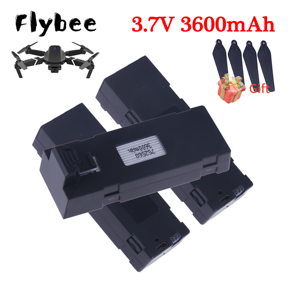 Drone Rc E99 K3 - Akumulator Li-po 3.7V 3600mAh Upgrade E88