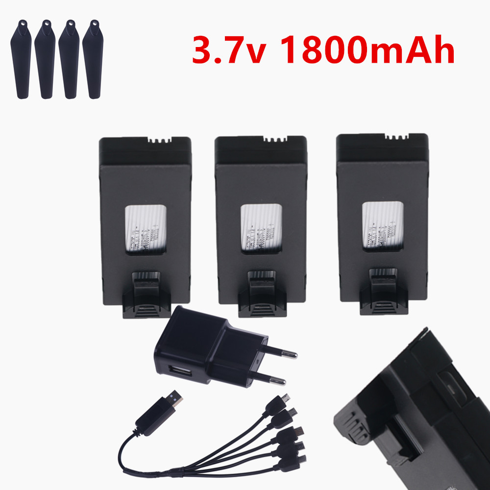 Drone Rc E99 K3 - Akumulator Lipo 3.7V 1800mAh lub ładowarka