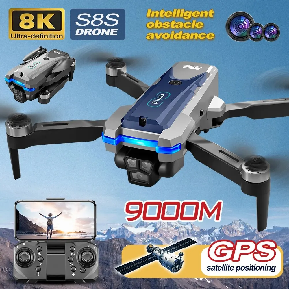 Drone Rc Gps - S8S GPS Drone 5G Wifi 8K