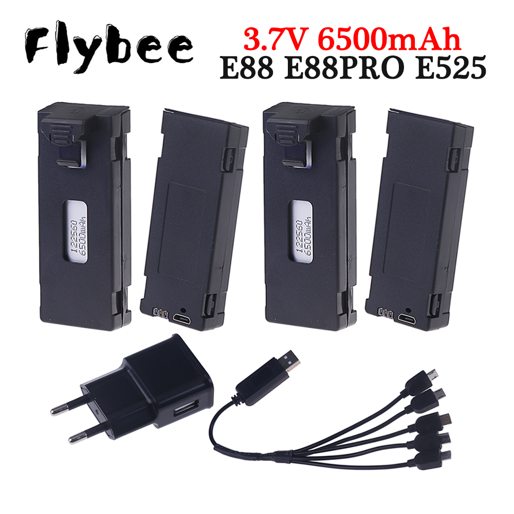 Drone Rc E99 K3 - Akumulator 3.7V 6500mAh ładowarka do Drone