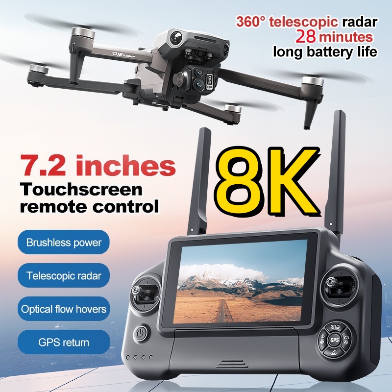 Dron RC z 3-osiowym gimbalem 8 – Drone Rc Gps recenzja i cena