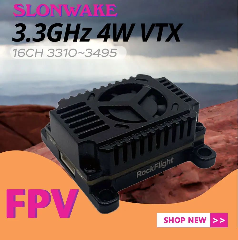 SLONWAKE FPV 3.3G 16CH 4000mW  – Drone Rc Controller recenzja i cena