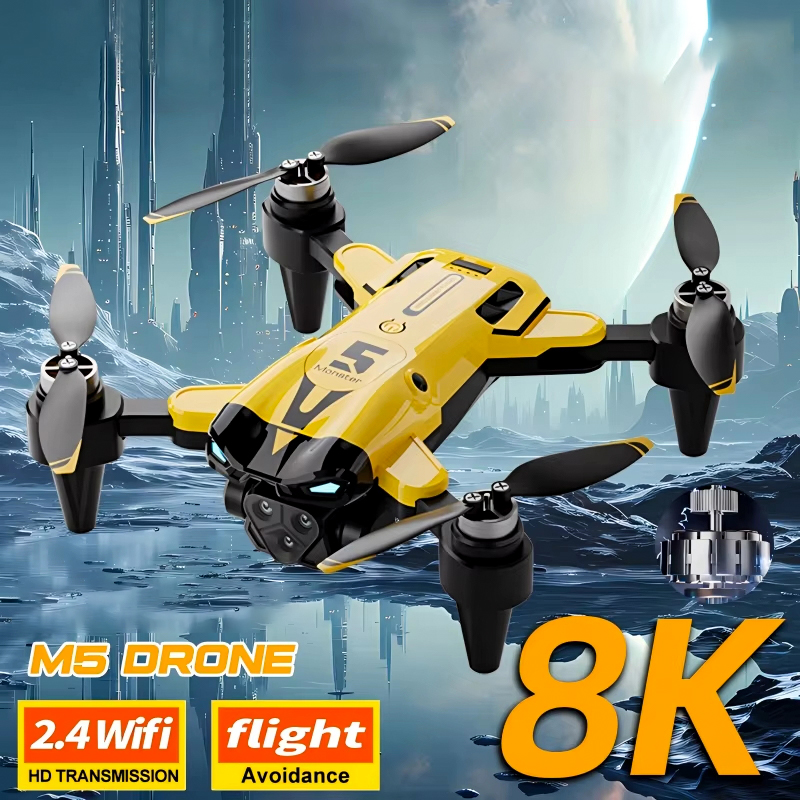Inteligentny dron M5 z kamerą, – Drone Smart Rc Foldable recenzja i cena