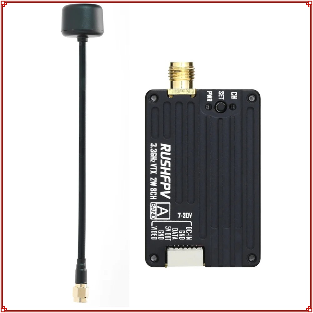 Nowy nadajnik RUSHFPV 3.3G 2W  – Drone Rc Controller recenzja i cena