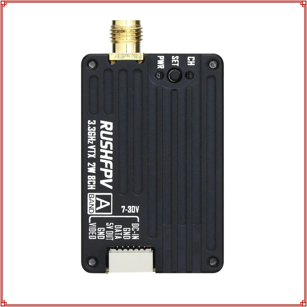 Nowy nadajnik RUSHFPV 3.3G 2W  – Drone Rc Controller recenzja i cena