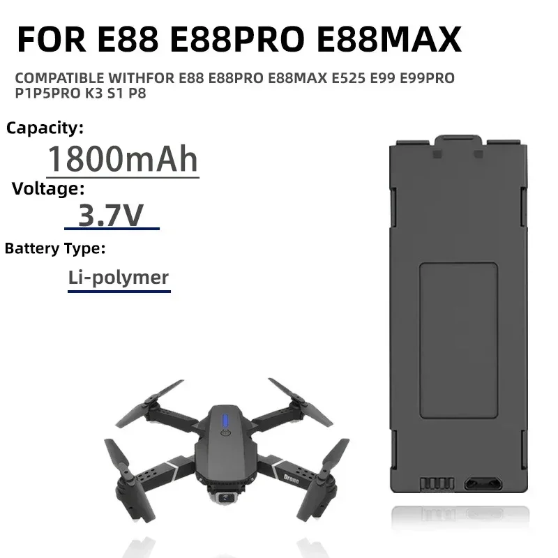 1-10szt E99 Pro Drone Battery  – Drone Rc E99 K3 recenzja i cena