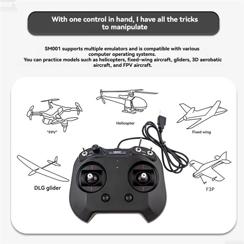 SQPP-FS-SM001 6-kanałowy pilot – Drone Rc Simulator recenzja i cena