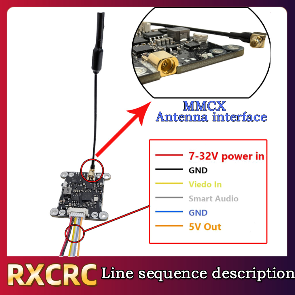 Moduł RXCRC 5.8G 48CH 1.6W VTX – Drone Rc Controller recenzja i cena