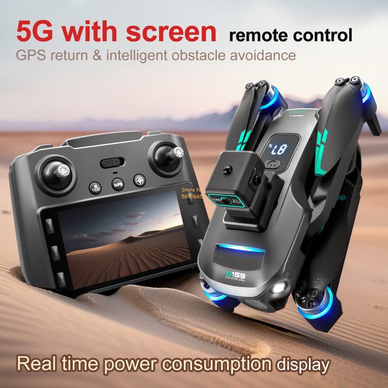 Podwójna kamera 8K 5G WIFI FPV – Drone Rc Gps recenzja i cena