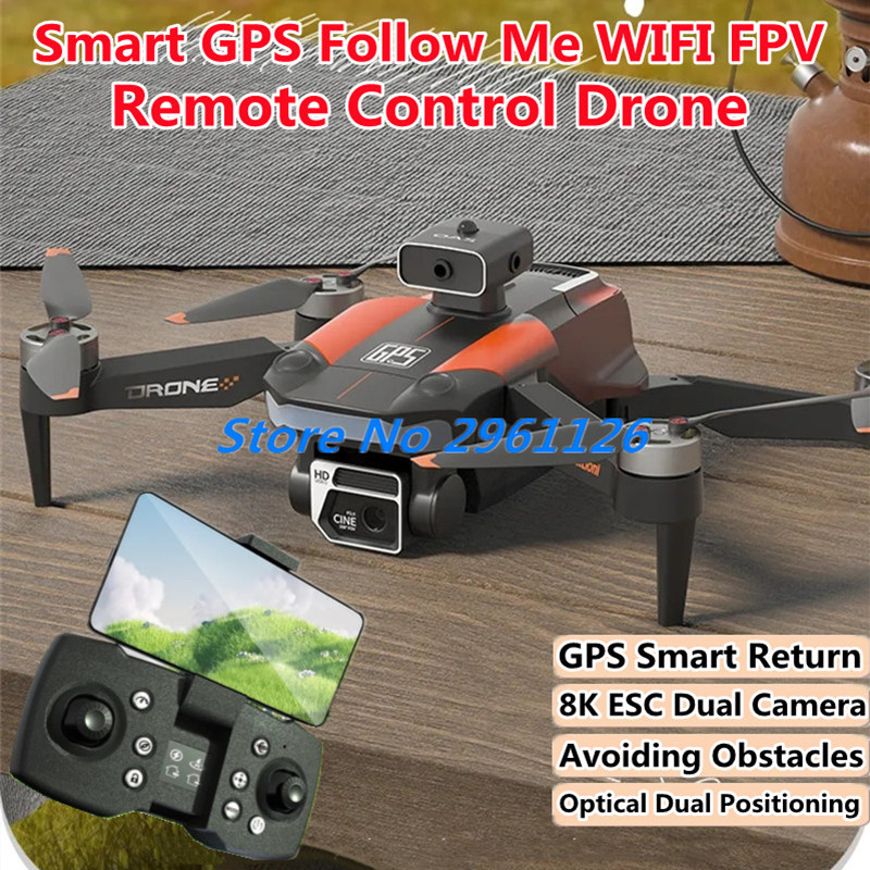 Bezszczotkowy inteligentny GPS – Drone Smart Rc Foldable recenzja i cena