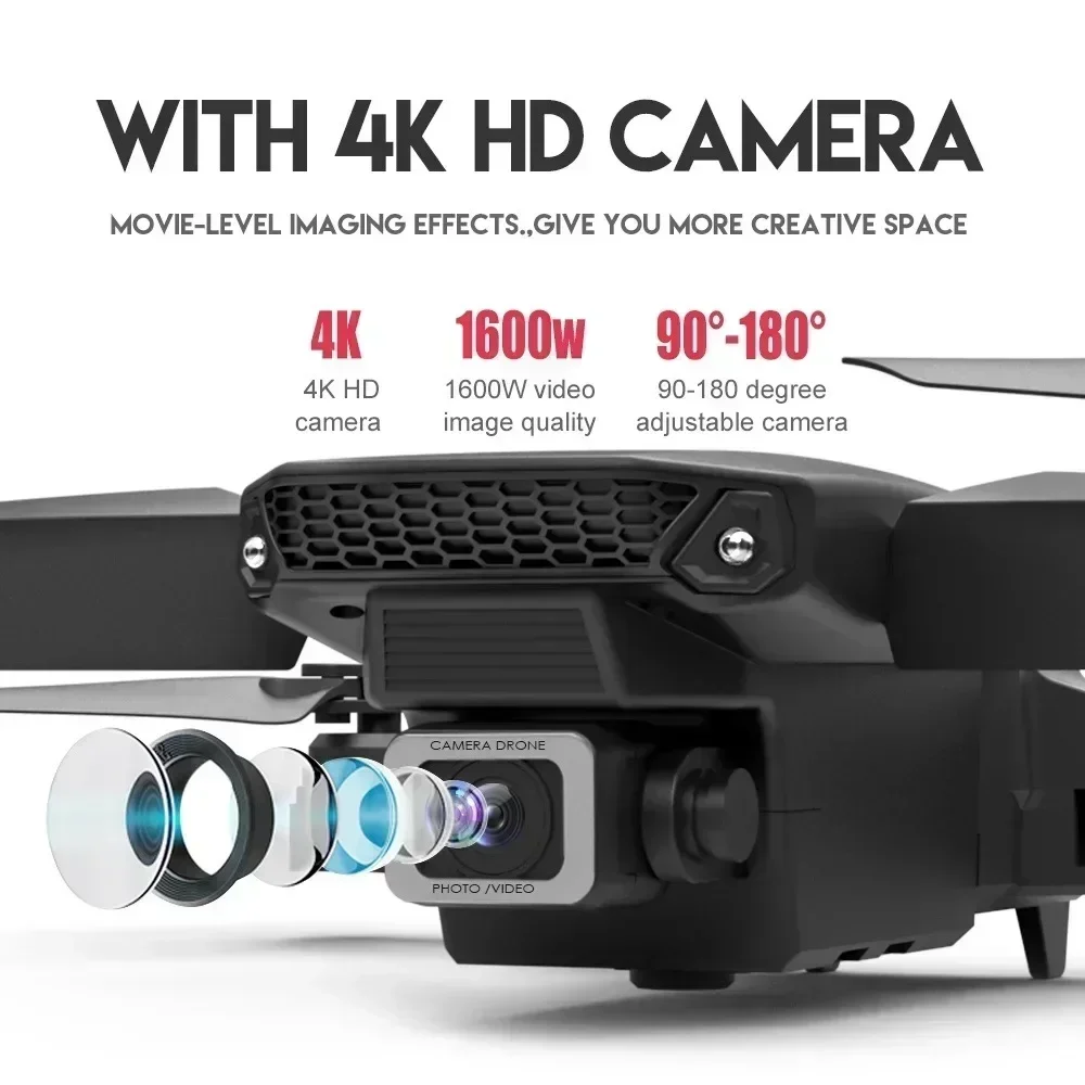 E88 Pro WIFI FPV Drone Wide An – Drone Rc Pro recenzja i cena