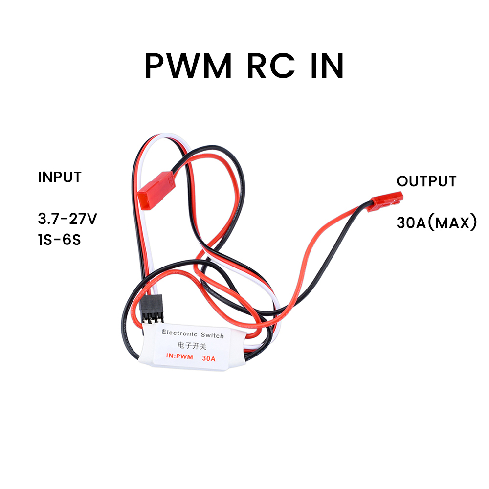3.7-27V 30A Elektroniczny prze – Drone Switch Rc recenzja i cena