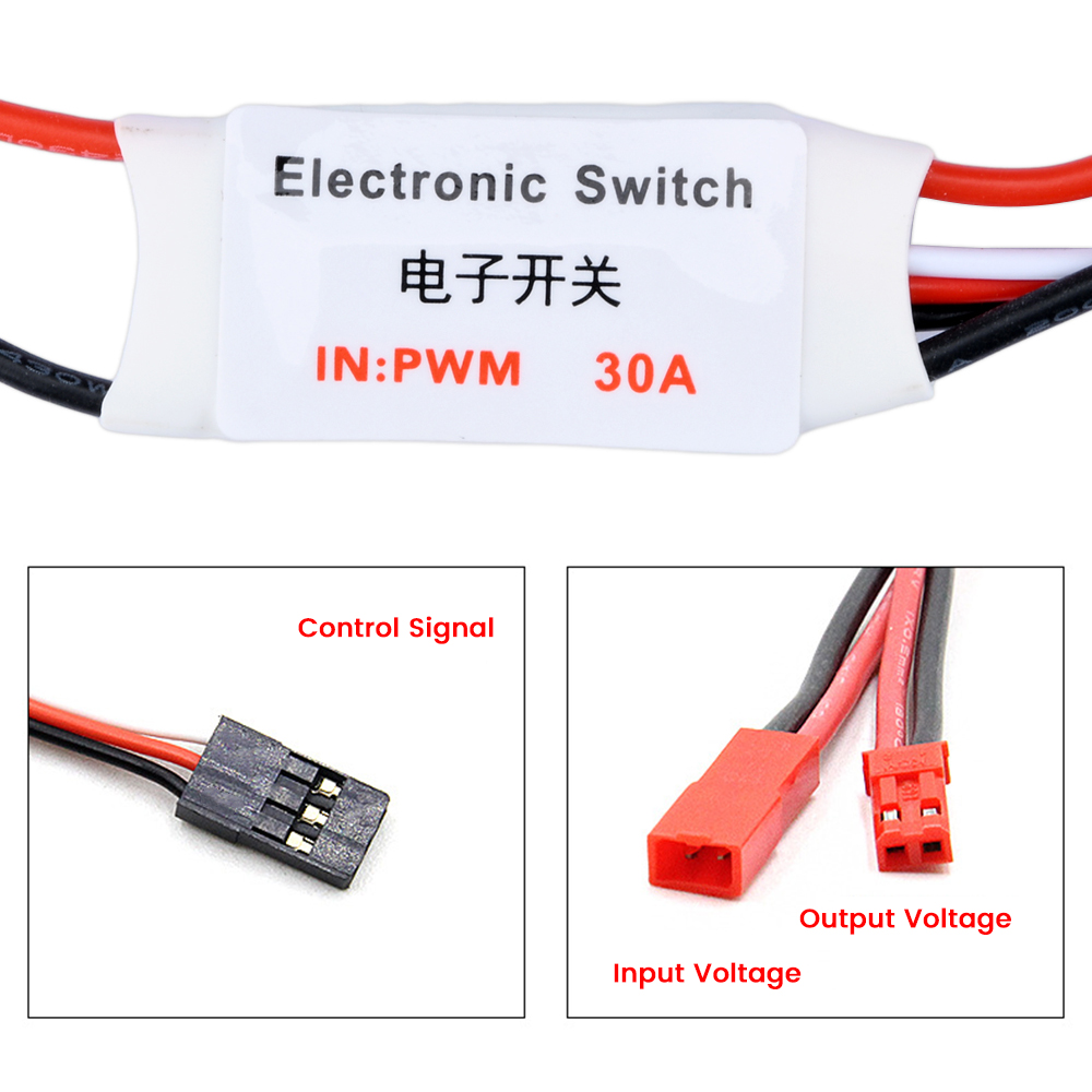 3.7-27V 30A Elektroniczny prze – Drone Switch Rc recenzja i cena