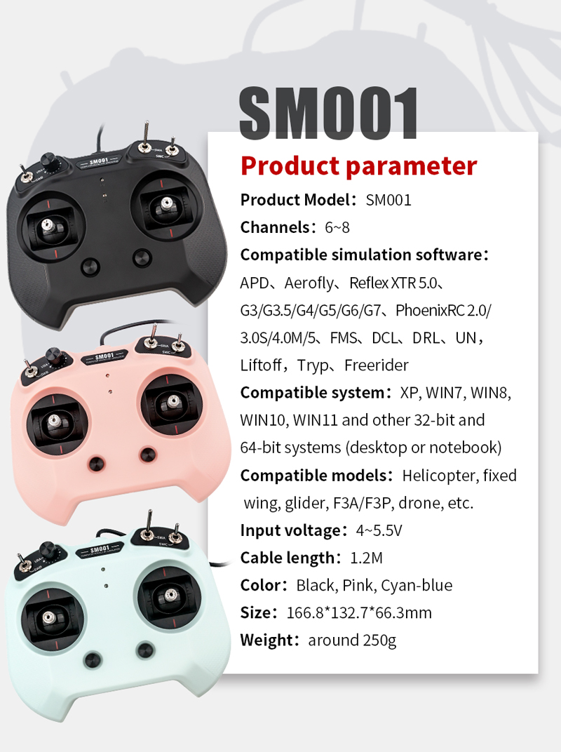 Flysky SM001 6/8CH symulator R – Drone Rc Simulator recenzja i cena