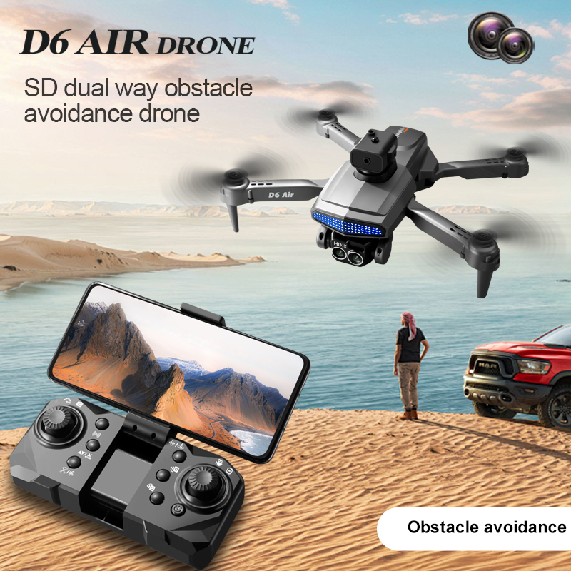 Dron D6 Air Smart Camera, skła – Drone Smart Rc Foldable recenzja i cena