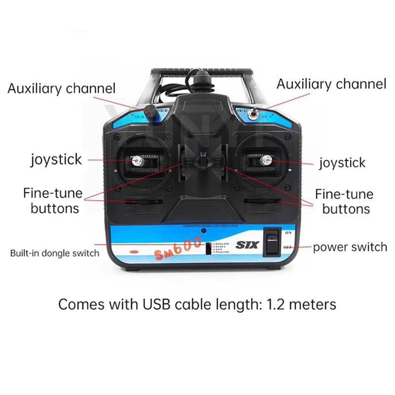 ABDE-FS-SM600 Symulator Lotu 6 – Drone Rc Simulator recenzja i cena