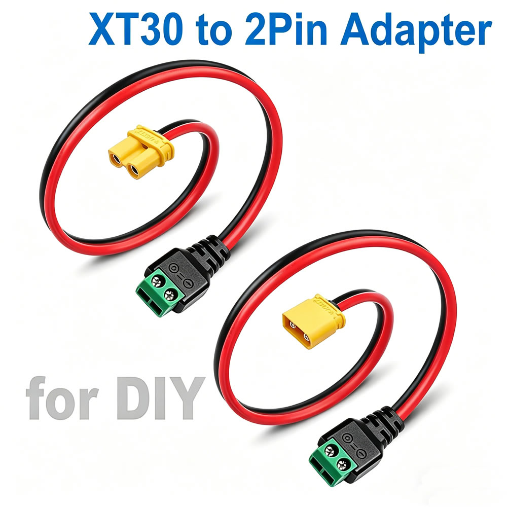 Adapter XT30 na 2-pinowe złącz – Drone Rc Car Hybrid recenzja i cena